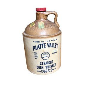 Platt Valley Straight Corn Whiskey Jug McCormick Vintage USA Distilling Crock